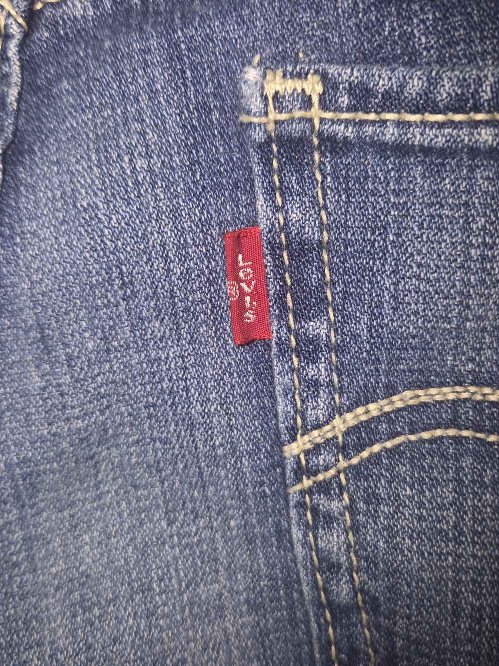 Levis Superlow 518 Bootcut Low Rise Jeans Medium Wash Size 9 S/C Short - Picture 7 of 9